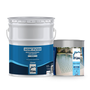 Résine HOM’PU100 spécial sol et piscine, incolore