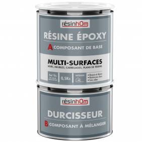 Résine epoxy meuble 0,5L pour 2M2