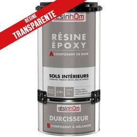 Résine époxy spécial sols intérieur incolore 