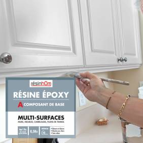 Résine epoxy Multi surfaces 0,5kg pour 2 M2 pour une couche