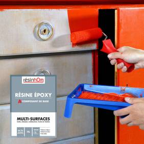 Résine epoxy Multi surfaces 1kg pour 4 M2 pour une couche