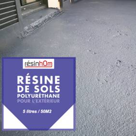 Résine polyuréthane sol extérieur 5Litres pour +/-50M2