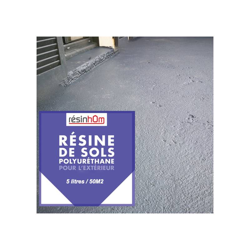 Résine polyuréthane sol extérieur transparente