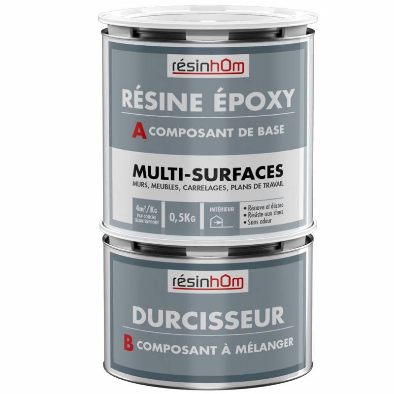 resine epoxy multi surfaces 05kg pour 4 m2
