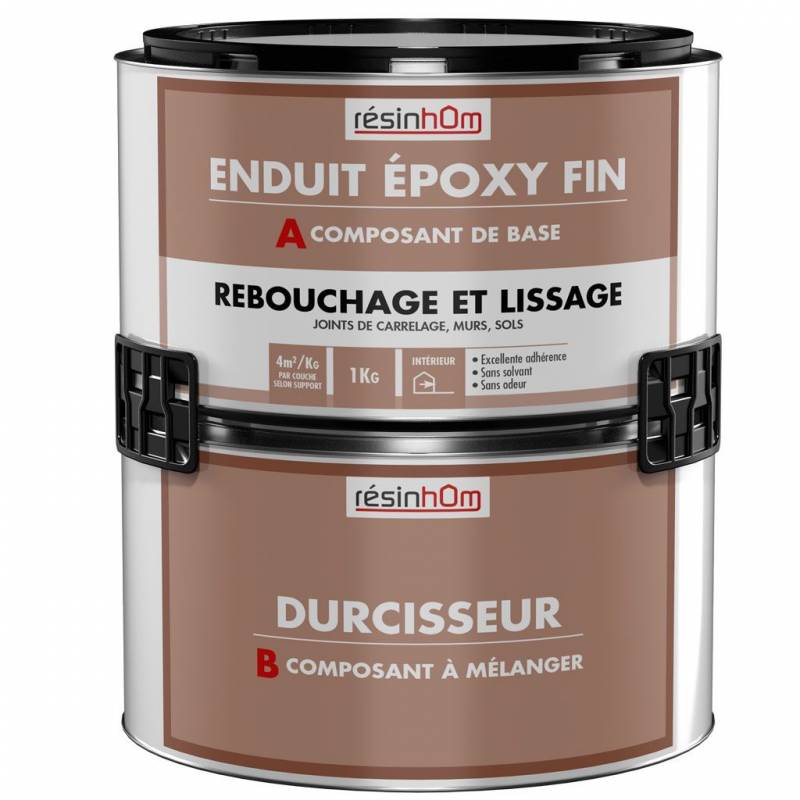 Mastic enduit époxy de rebouchage & de lissage E-FILL C805 5 kg