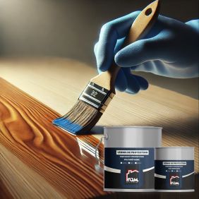 Vernis hydro de protection monocomposant HOM'VERNIS aspect mat