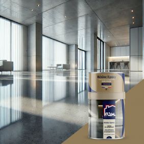 Résine époxy spécial sols intérieur incolore -Formule anti-UV-Non jaunissant