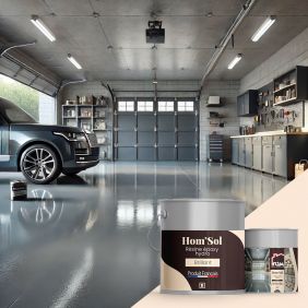 Résine époxy hydro pour sol garage HOM'SOL
