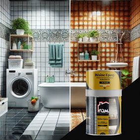 Résine epoxy pour carrelage 0,5 litre pour 2M²
